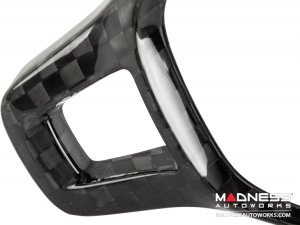 Volkswagen Golf (Mk7) - Steering Wheel Cover V2 by Feroce - Carbon Fiber - Blemished